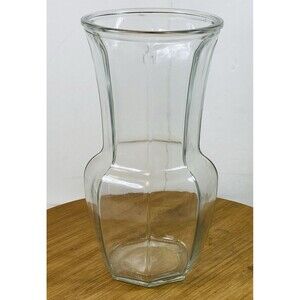 Brody Co Glass Vase C206 Paneled Depression Glass 9.5”tall